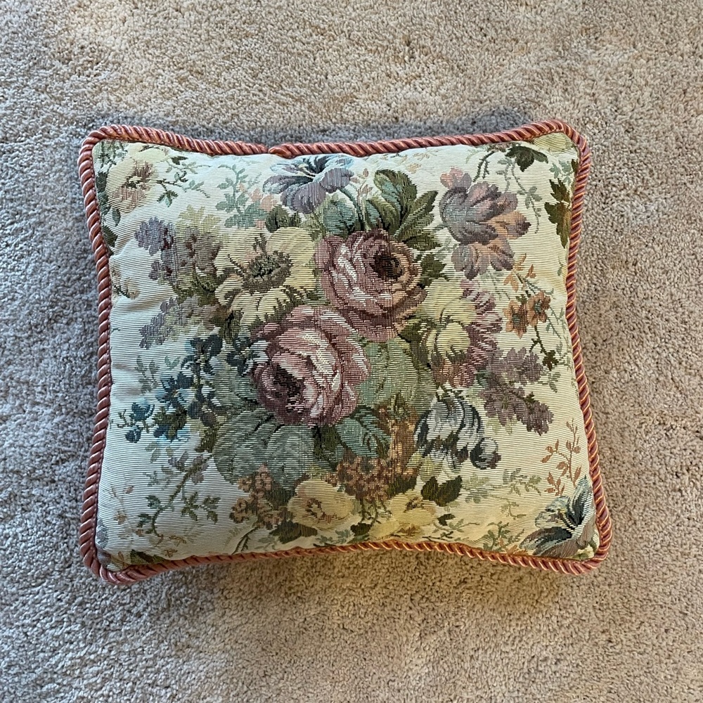 Floral Decor Pillow